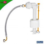 WC tartály alkatrész KOLO töltőszelep 3/8&-os, összekötőcsővel, Technic WC szerelőkerethez (2190)