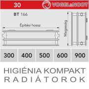 VOGEL&amp;NOOT higiénia kompakt radiátor 30-300 ×2400 BT 166