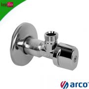 Sarokcsap ARCO 1/2& - 1/2& Nova A-80 vízkőmentes, csavarzat nélkül L=80 mm (340)